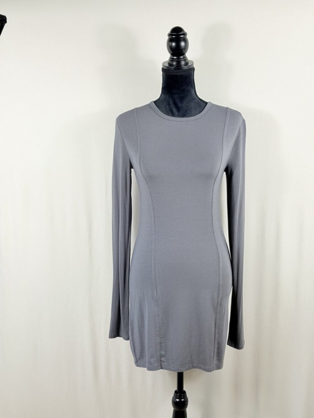 T by Alexander Wang Sheath Dress Grey (Size M)